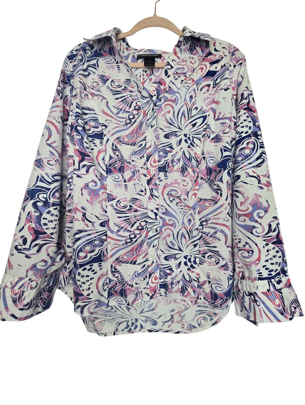 Ashley Stewart button-down blouse